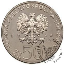 50 złotych - Chrobry napis górą